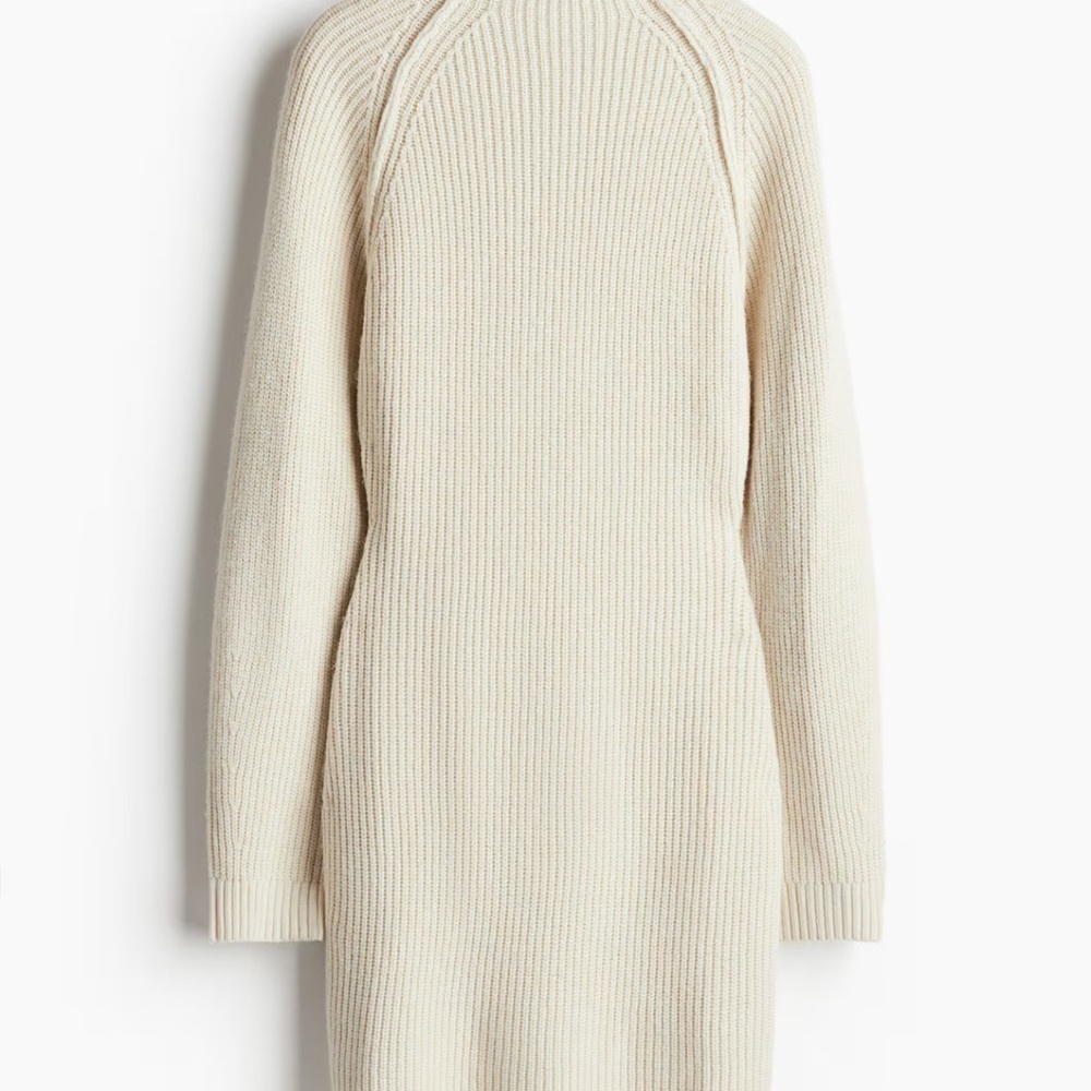 H&M Cream Knit Sweater Dress - Picture 3 of 3